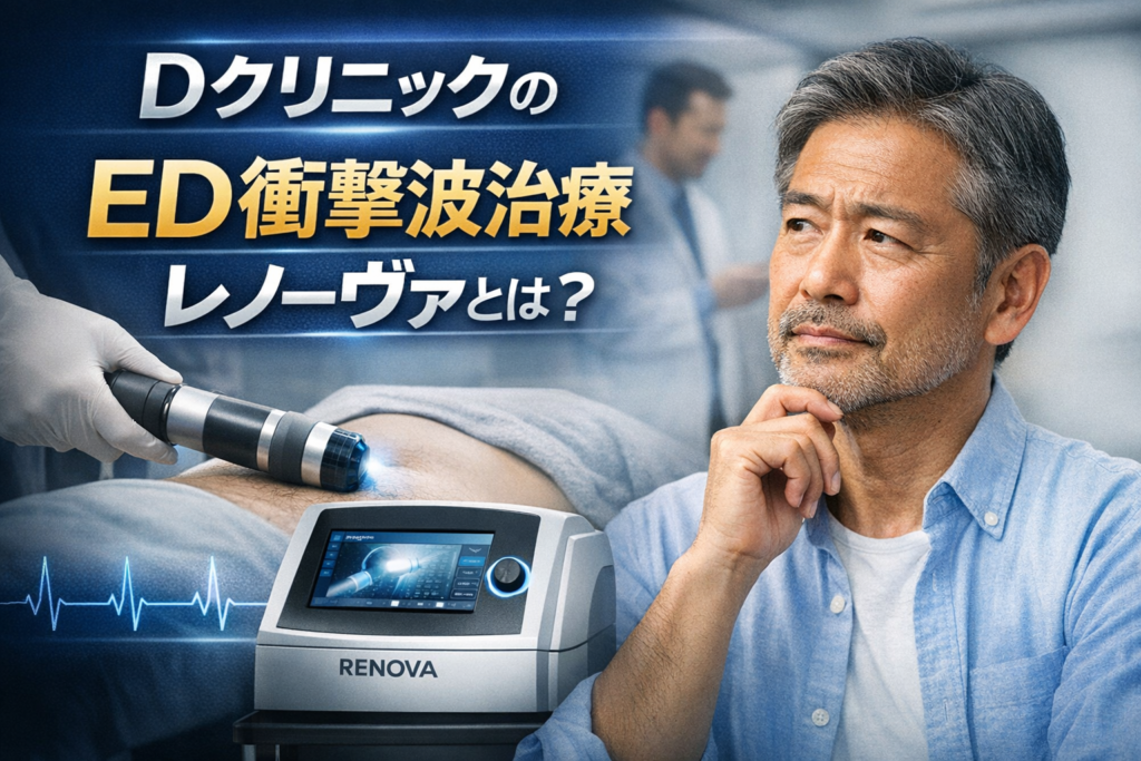 DクリニックのED衝撃波治療レノーヴァとは？